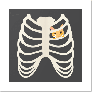 Cat in a heart Posters and Art